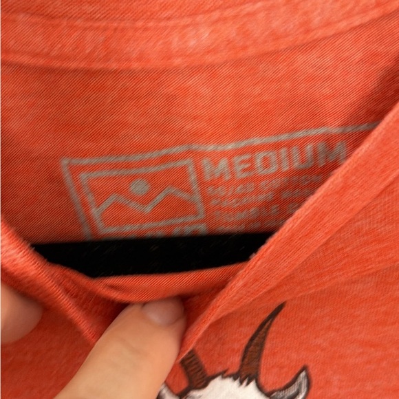 Denver Broncos/Von Miller Orange Graphic T-Shirt with Goat Design - Picture 2 of 2